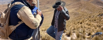 El IGM ejecutó la demarcación de 149 vértices en el límite Cochabamba y Oruro