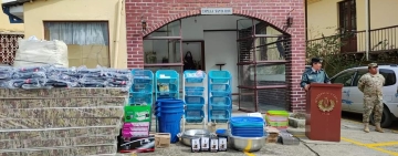 Entregan enseres a la Guardia de la Intendencia Central de las FFAA