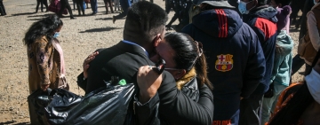 Habiendo cumplido con su servicio a la Patria jóvenes llegan de sus destinos