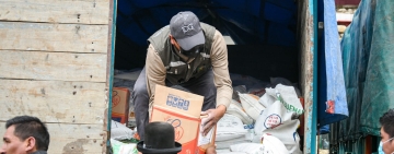 Entregan 50,78 toneladas de ayuda a damnificados de seis municipios de La Paz