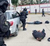 YPFB y la Policía realizan simulacro y apuntan a evitar atracos en surtidores de Oruro 