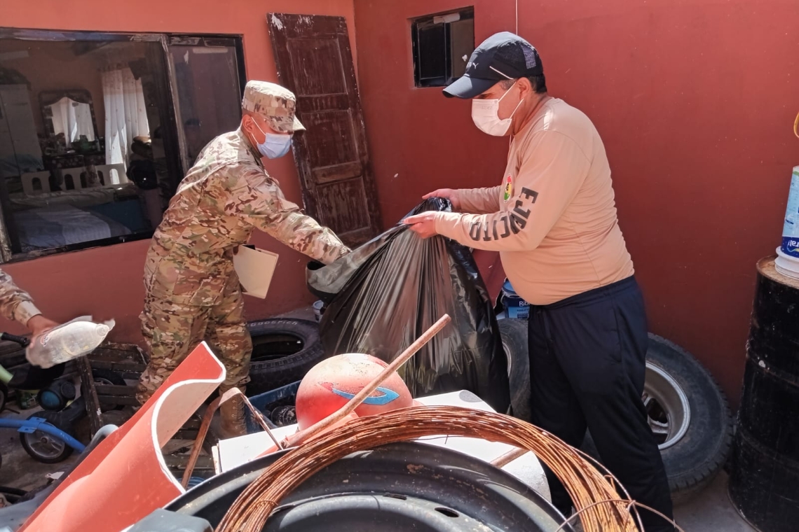Más de 10.00 personas en la cruzada de la Gran Minga contra el dengue en Santa Cruz