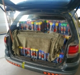 En 5 horas, Aduana comisó 9 toneladas de cigarrillos y espumas en Potosí