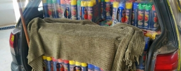 En 5 horas, Aduana comisó 9 toneladas de cigarrillos y espumas en Potosí