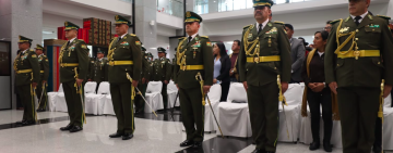 Gobierno posesiona a nuevos generales y reestructurá Estado Mayor Policial