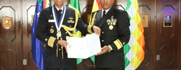 La Marina del Brasil y la Armada Boliviana fortalecen cooperación bilateral