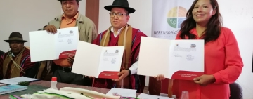 Defensoría y municipio de Collana promoverán la protección de DDHH