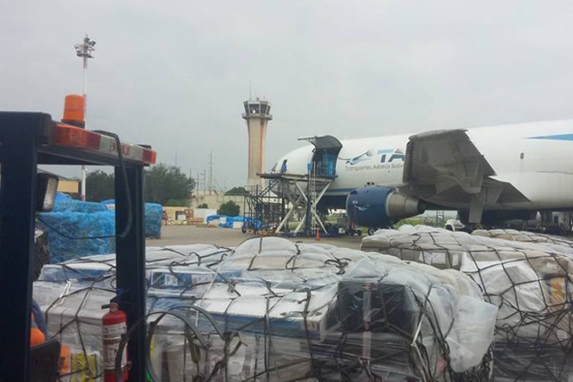 TAB hace operaciones aéreas de exportación hacia EEUU e importación de Brasil