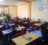 Inició Olimpiada de Ajedrez de estudiantes del Colegio Filadelfia