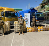 FFAA, Policía y la ANH comisan 100.000 litros de combustible valuado en Bs 3,5 millones