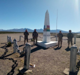 FFAA inspeccionan hitos e instalaciones militares en la frontera con Chile