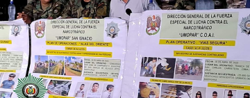 Fuerza antidroga confisca 570 kilos de marihuana y cocaína, valuado en $us 2 millones