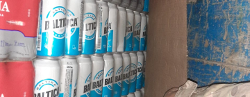 Militares comisa cerveza argentina camuflada de boliviana en Yacuiba