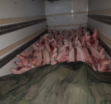 Militares comisan 4.650 kilos de carne de cerdo de contrabando hacia Perú