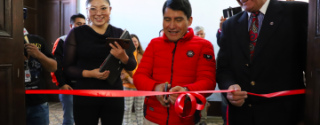 Gobernador de Chuquisaca inaugura el Salón del Bicentenario