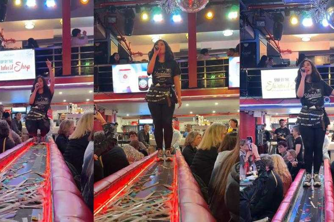 Elogian el talento de boliviana que canta y baila como Shakira en EEUU