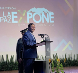 Stand de la Aduana engalana a la feria LAPAZEXPONE 2023