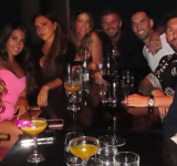 “Noche con amigos”: la salida de Lionel Messi y Antonela Roccuzzo con David y Victoria Beckham