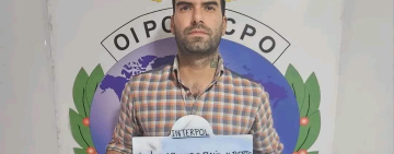 Policía captura a prófugo argentino sobre quien pesa Sello Rojo de Interpol