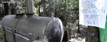 FELCN desbarata mega-laboratorio con capacidad de cristalizar al mes 500 kilos de cocaína