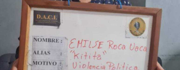 Capturan y remiten a la Fiscalía a “Kitita” implicada en violencia política