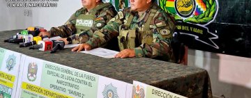 En Santa Cruz confiscan 250 kilos de pasta base y afectan al ilícito con $us 589.350