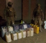 FTC recupera 340 litros de combustible de contrabando en frontera con Perú