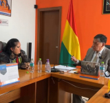 Fiscal General recibe a la activista Galindo en el marco de la política de transparencia