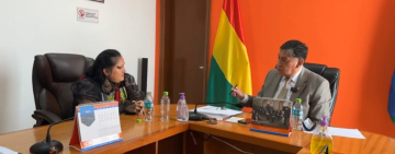 Fiscal General recibe a la activista Galindo en el marco de la política de transparencia