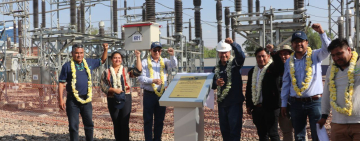 En Quillacollo entregan la línea de transmisión eléctrica en 115 Kv y Cochabamba consolida condiciones para la industrialización