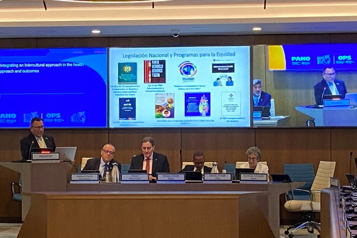Bolivia expone en la OPS las estrategias y la política de SAFCI en el país