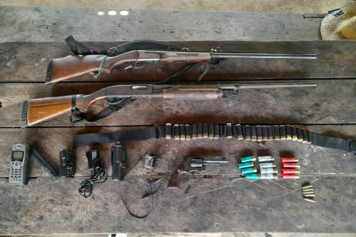 Capturan a brasilero por tráfico de droga y por portación de armas en Beni