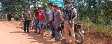 En frontera con Brasil confiscan cocaína y aprehenden a cinco implicados