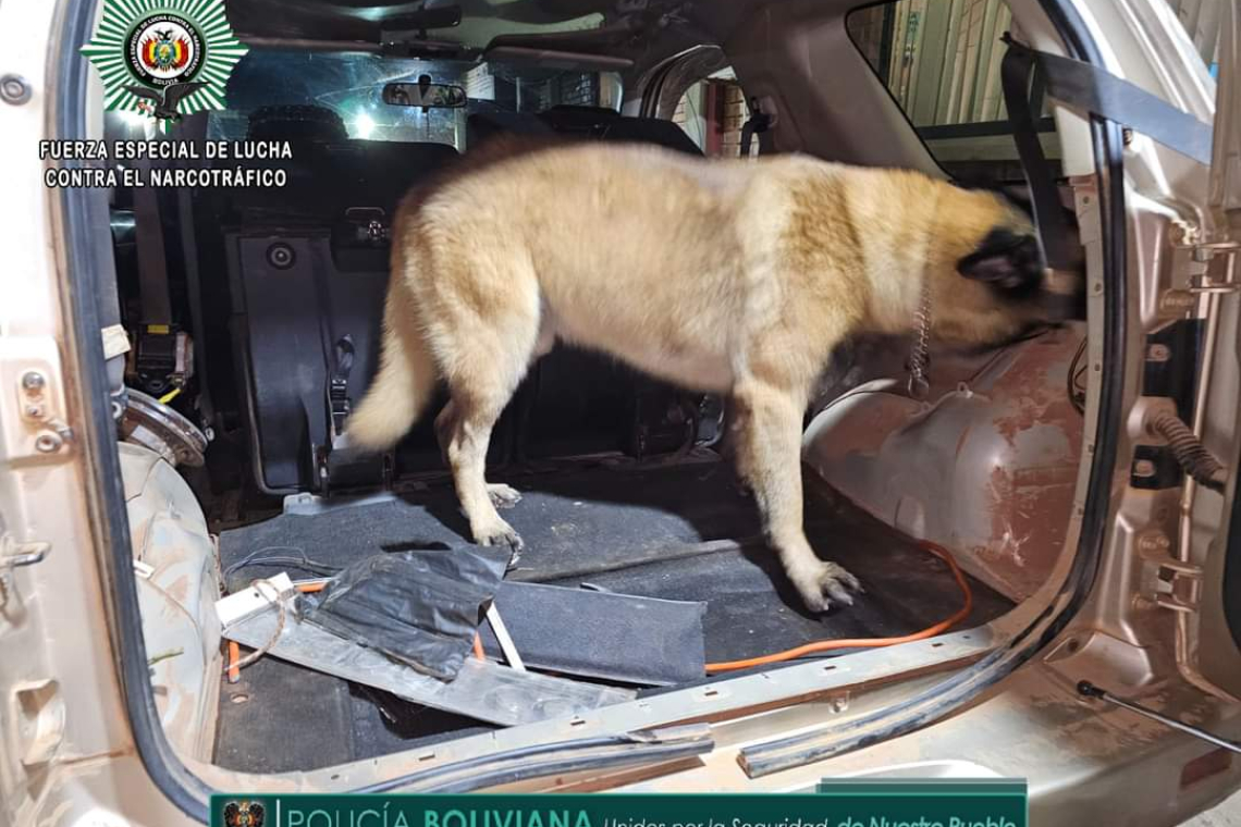 Can antidroga detecta 36,9 kilos de cocaína en un “macaco” en el Oriente