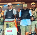 Policía captura a dos incendiarios de 51 sujetos causados de incendios forestales