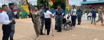 Entregan libretas de Servicio Militar a personas con discapacidad en Cobija