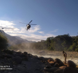 En Cotagaita un fallecido y desaparecidos por lluvias, Gobierno desplaza helicóptero