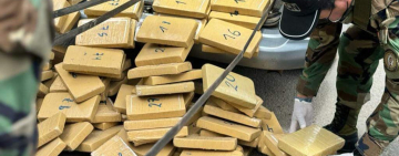 FELCN secuestra 133 kilos de clorhidrato peruana con símbolo de un delfín