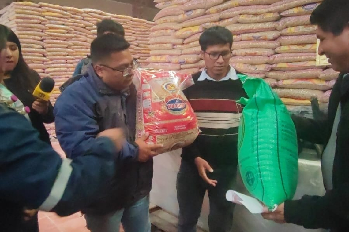 Defensa Civil entrega 8,85 toneladas de ayuda humanitaria en La Asunta