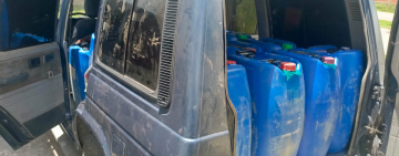 CEO-LCC comisan 960 litros de diésel y recuperan vagoneta con placa chilena