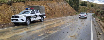 Reportan transitabilidad normal en 8 de 9 departamentos, bloqueo evista se centra en 5 puntos 