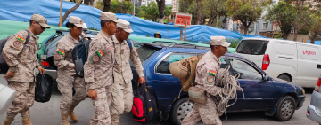 Declaran alerta roja y naranja por lluvias, desplazan rescatistas en Irupana