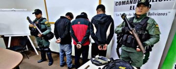 Policía aprehende a cuatro peligrosos antisociales con frondoso prontuario