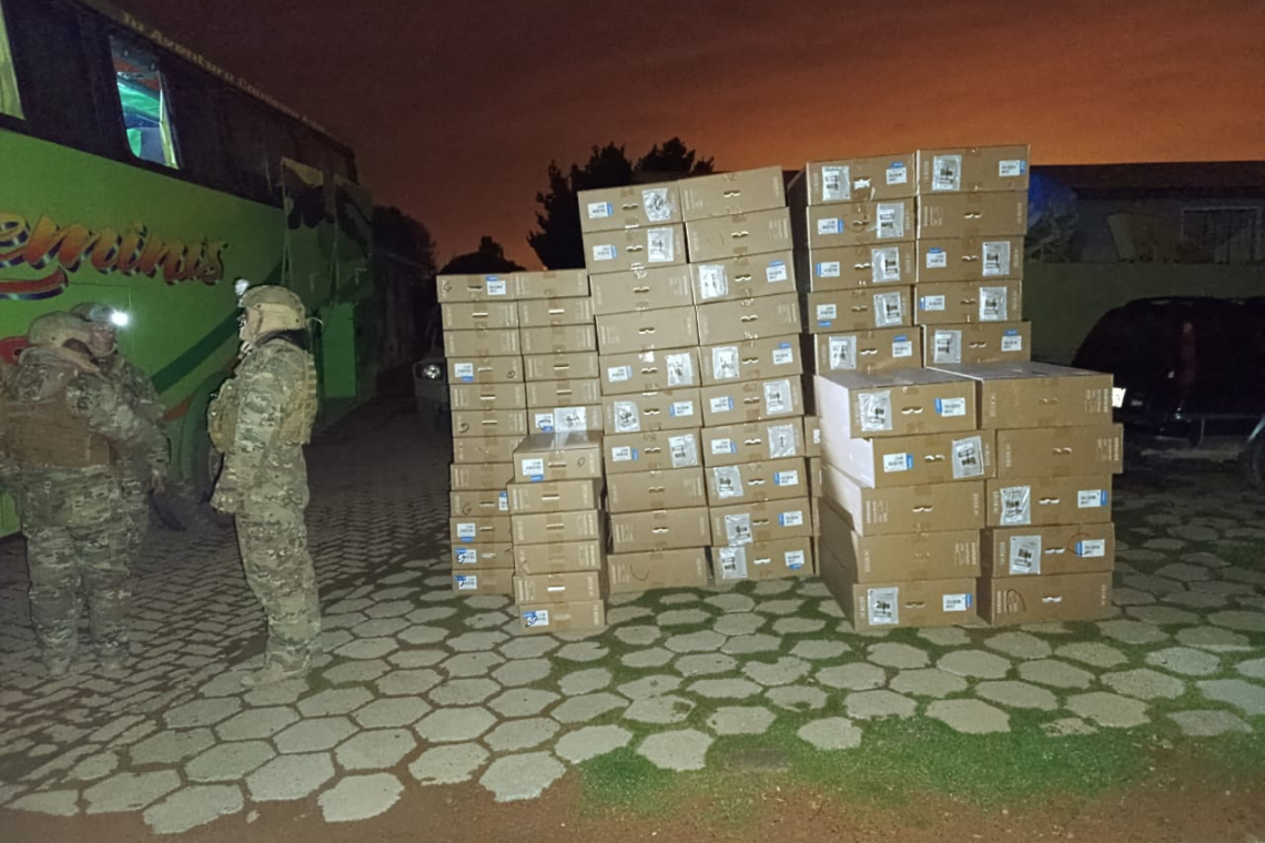 Un lote de electrónicos de contrabando fue recuperados por el CEO-LCC