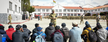 Interés de jóvenes por servir a su Patria llenó el 100% de los cupos