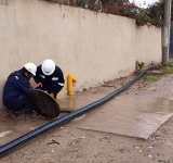 YPFB aísla las redes primarias de gas natural afectadas por la crecida del río en Lipari