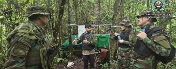 FELCN desbarata laboratorios y Bélgica verifica esfuerzo boliviano
