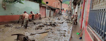 Ejército velando por la vida desplaza personal a zonas afectadas por lluvias