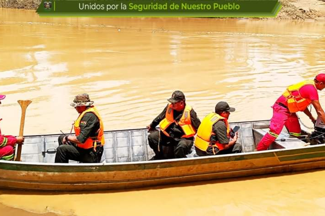 Comandante General de Policía dirige Patrullaje Fluvial en Pando