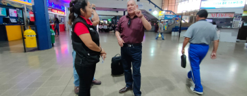 Acuerdan prevención de contrabando en Terminal Terrestre-Santa Cruz